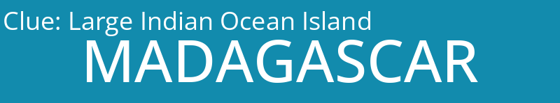 Large Indian Ocean Island