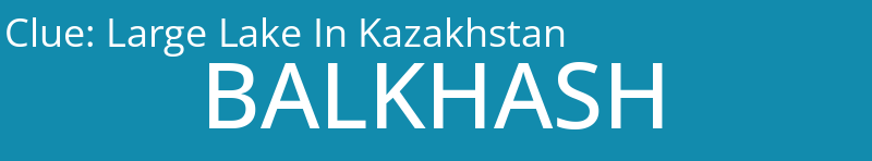 Large Lake In Kazakhstan
