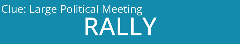 Large Political Meeting