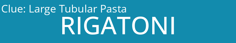 Large Tubular Pasta