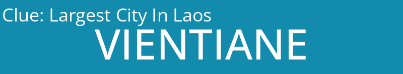Largest City In Laos