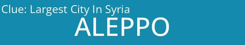 Largest City In Syria