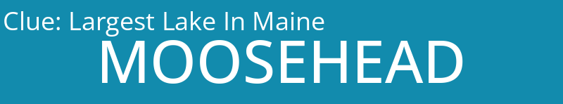 Largest Lake In Maine