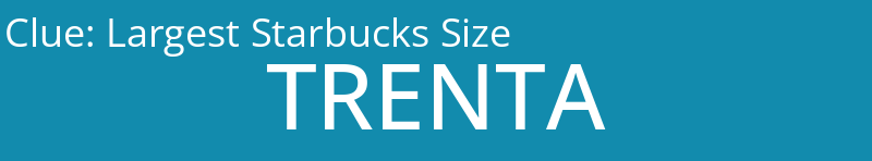 Largest Starbucks Size