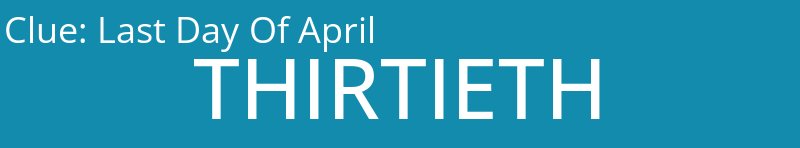 Last Day Of April