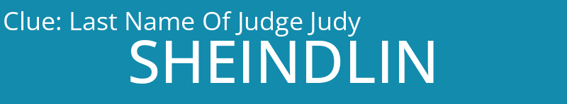 Last Name Of Judge Judy