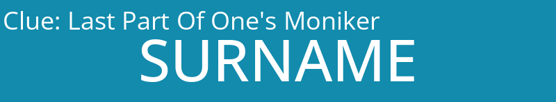 Last Part Of One's Moniker