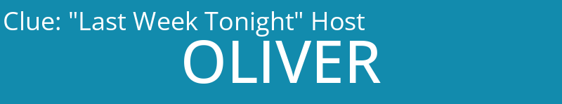 "Last Week Tonight" Host