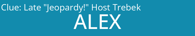 Late "Jeopardy!" Host Trebek