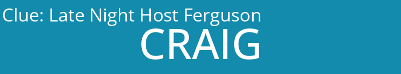 Late Night Host Ferguson