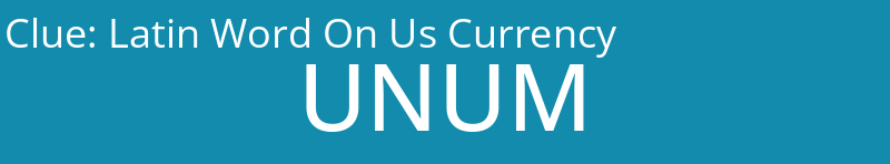 Latin Word On Us Currency