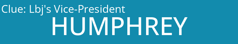 Lbj's Vice-President