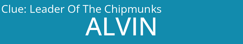 Leader Of The Chipmunks