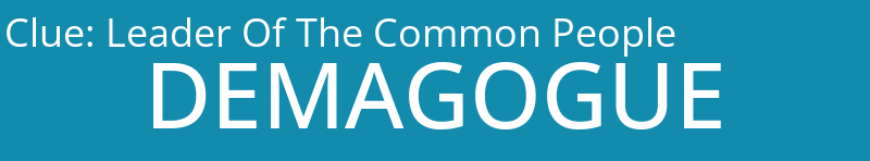 Leader Of The Common People