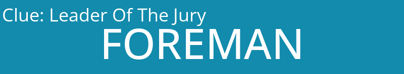Leader Of The Jury