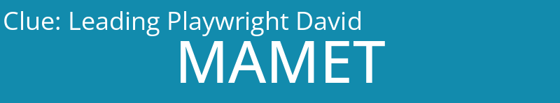 Leading Playwright David