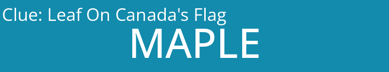 Leaf On Canada's Flag