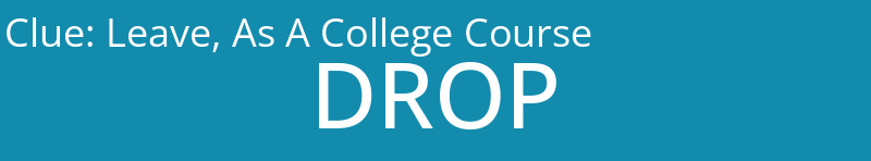 Leave, As A College Course