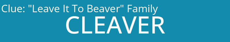 "Leave It To Beaver" Family
