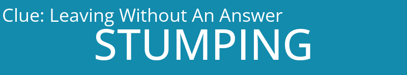 Leaving Without An Answer