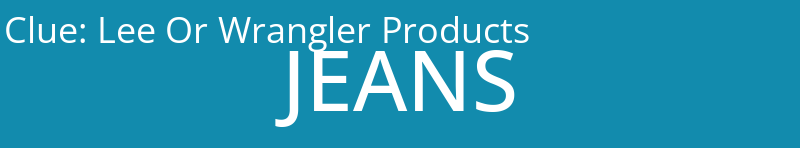Lee Or Wrangler Products