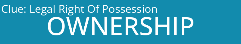 Legal Right Of Possession