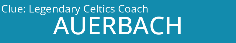 Legendary Celtics Coach