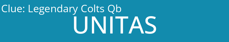 Legendary Colts Qb