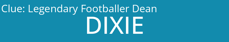 Legendary Footballer Dean