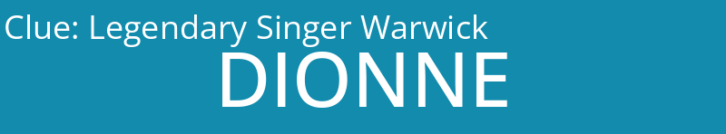 Legendary Singer Warwick