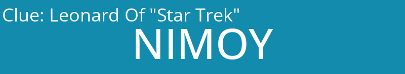 Leonard Of "Star Trek"