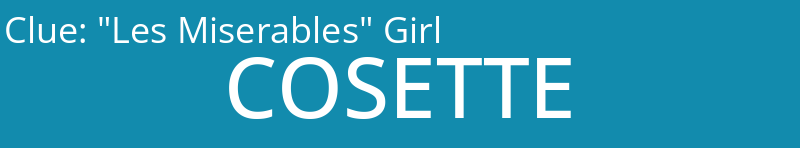 "Les Miserables" Girl