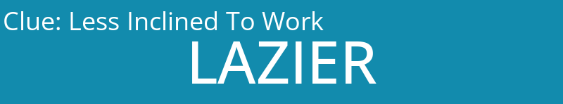 Less Inclined To Work