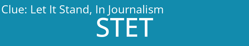 Let It Stand, In Journalism