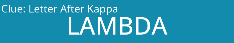 Letter After Kappa