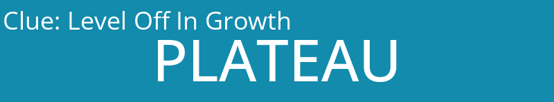 Level Off In Growth