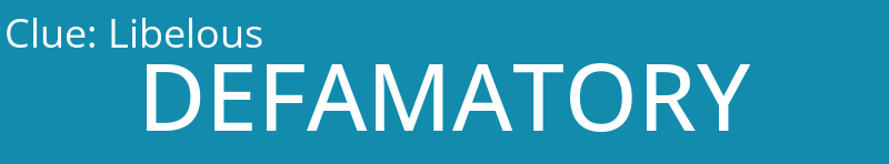 Libelous
