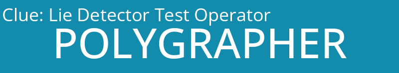 Lie Detector Test Operator