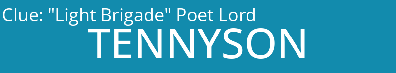 "Light Brigade" Poet Lord