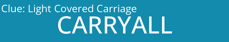 Light Covered Carriage