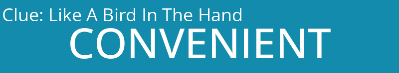 Like A Bird In The Hand