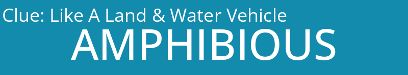 Like A Land & Water Vehicle
