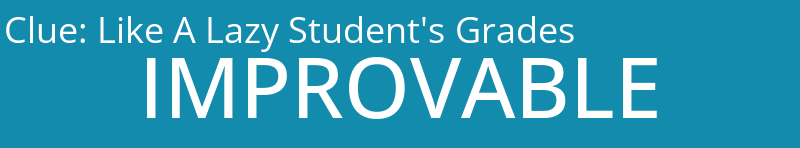 Like A Lazy Student's Grades