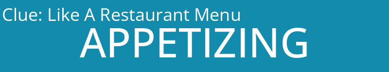 Like A Restaurant Menu