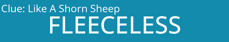 Like A Shorn Sheep