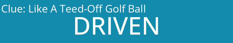 Like A Teed-Off Golf Ball