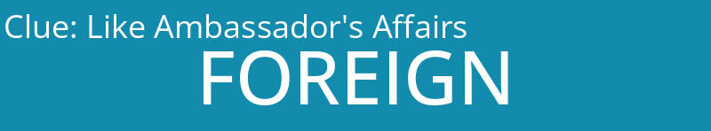 Like Ambassador's Affairs