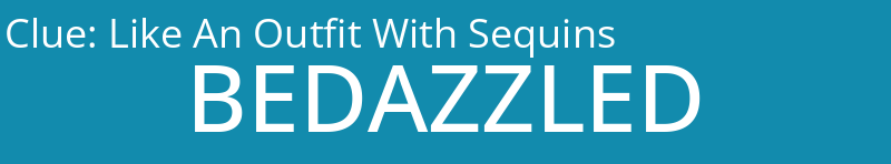 Like An Outfit With Sequins