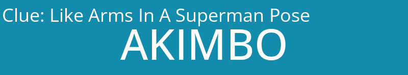 Like Arms In A Superman Pose