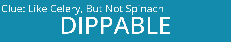 Like Celery, But Not Spinach